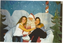 Me, Ann, and Santa