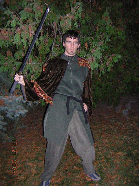 me in my "king arthur" outfit