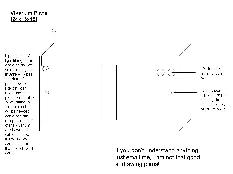 Vivarium plan
