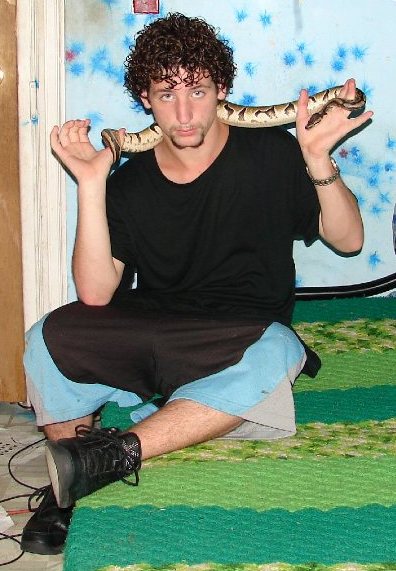 Me and the Ball python