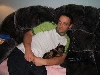 Tiny Kodiak 3 months with Hubby