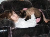 Nermal protecting our sick kindergardener