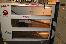 two-story locking reptile enclosure, homemade