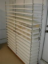 Shoe box rack at my facility