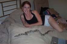 My g/f and my guyanan boa