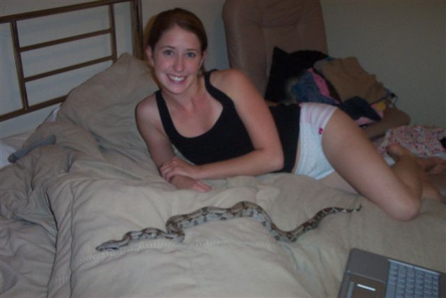 My g/f and my guyanan boa