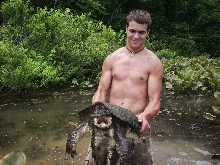 Isaac & swamp monster