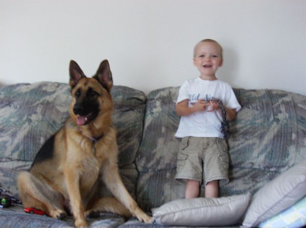 Julian and Sophie hanging out