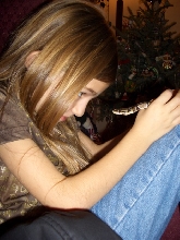 with baby ball python