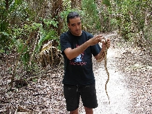 Me with Yellow Ratsnake