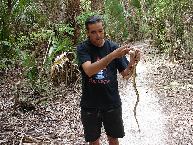 Me with Yellow Ratsnake