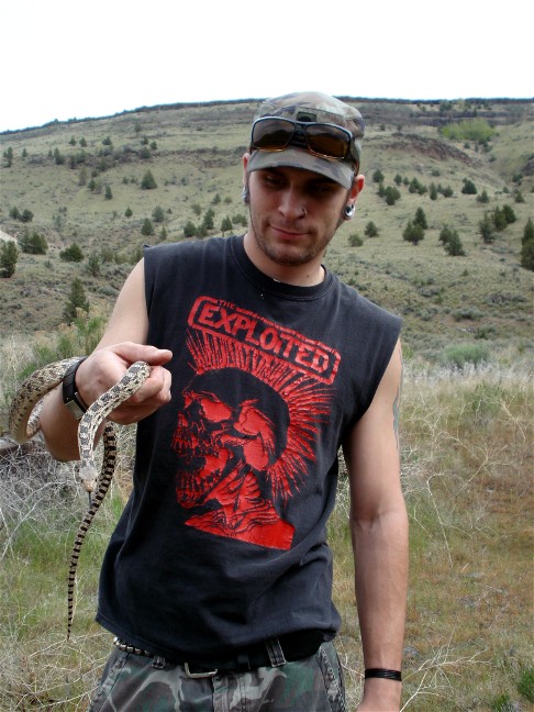 me and a gopher nicknamed scar