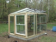 corner view open roof