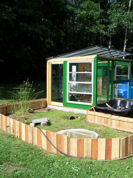 outdoor pen and house