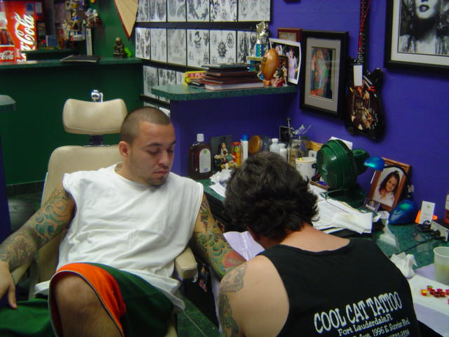 Finishing my other sleeve