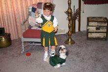 Sissy and my doll Chris