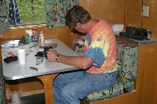 waiting for breakfast w/papa
