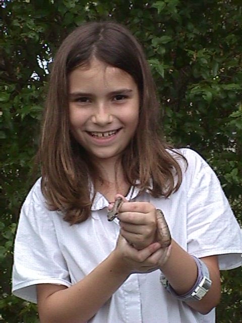 A Girl and Her Snake