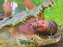 Costa Rican man tames croc