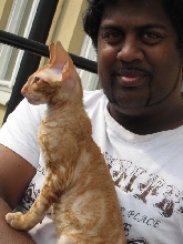 Ceasar with his "dad"