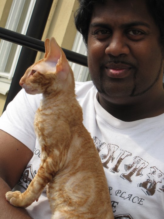Ceasar with his "dad"