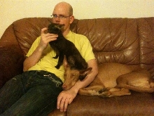 Sture sits on Enya oct09
