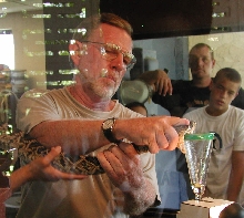 Mr Van Horn milks EDB