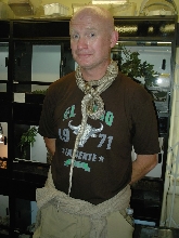 coachwhip around neck