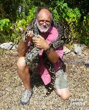John with large female Peruvian