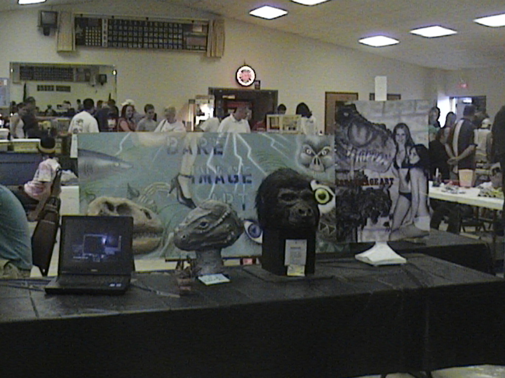 here's some of my stuff at a reptile show in saint louis