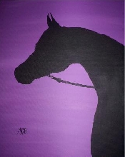 Evening Halter/ purple