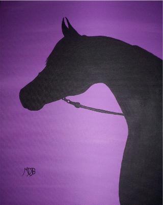 Evening Halter/ purple