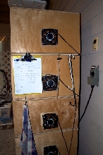 Axial exhaust fans from Grainger