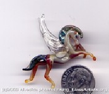 A glass pegasus