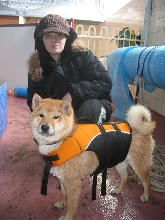 Musha in lifejacket