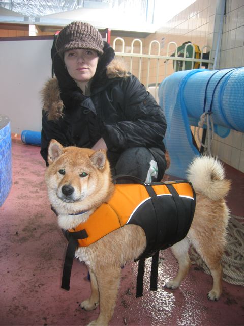 Musha in lifejacket