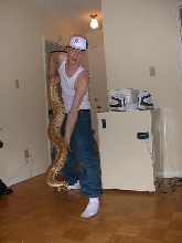 Blonde Blood python