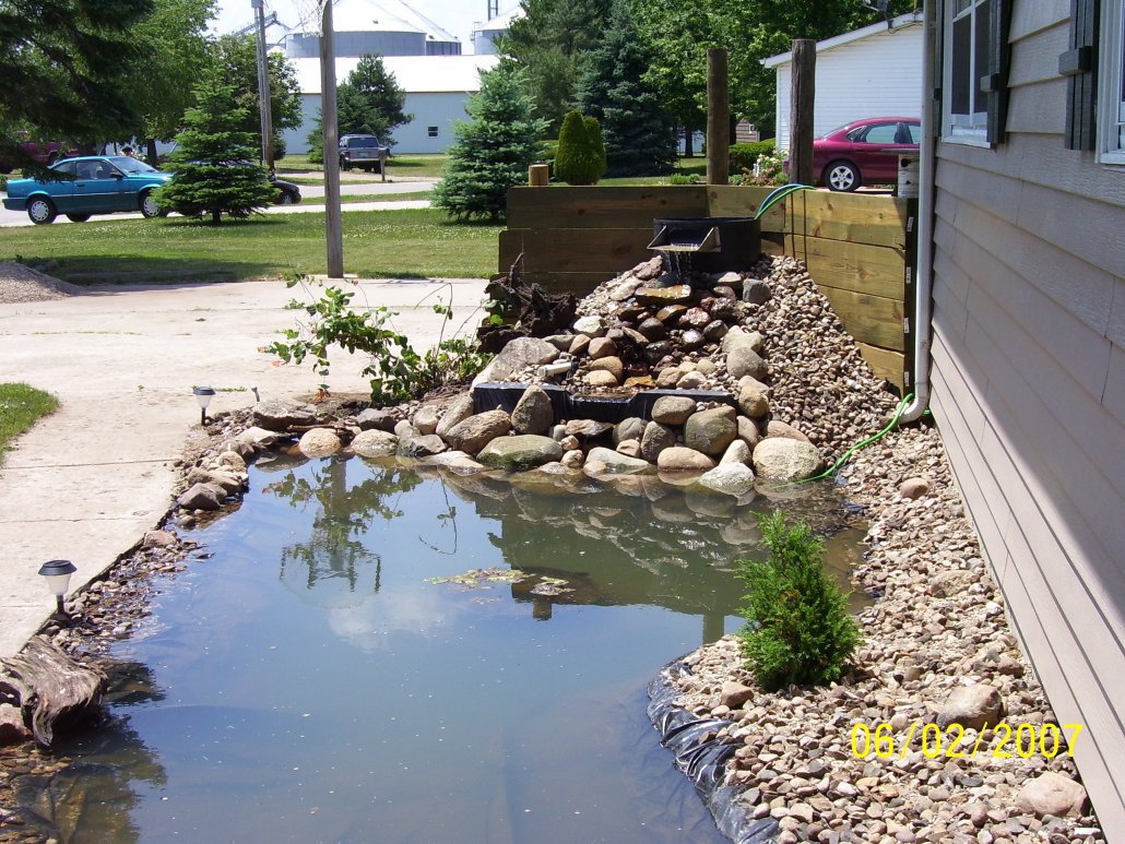 3500 gal. pond