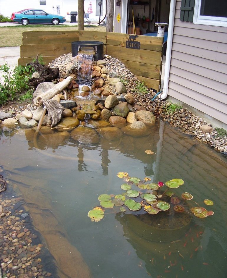 3500 gal. pond