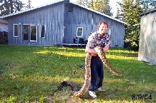 Kevin and CeCe in Backyard