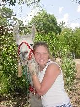 Ivan the llama & Kristy