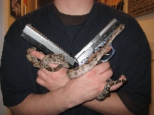 guns and boas