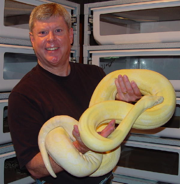 Bill Gaines with Snow Boa