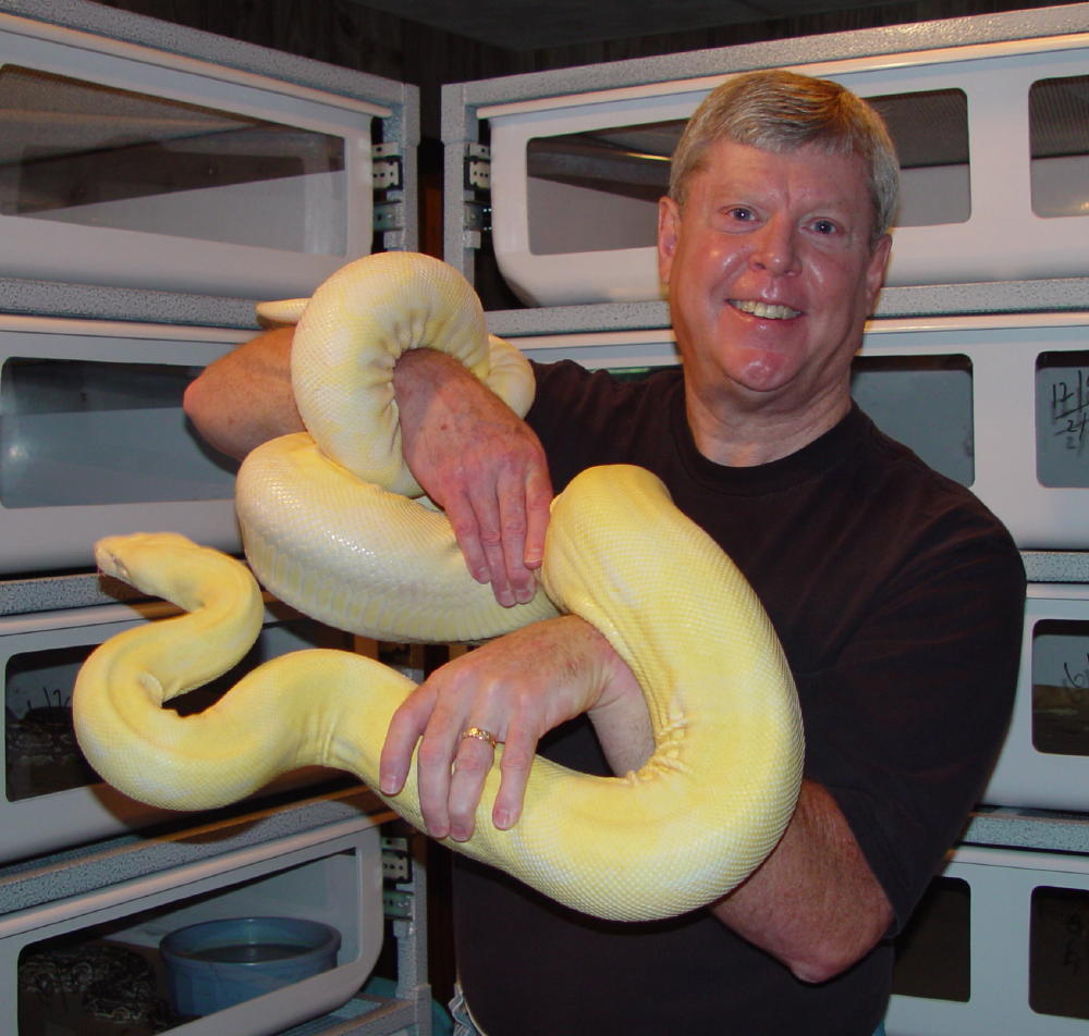 Bill Gaines with Snow Male
