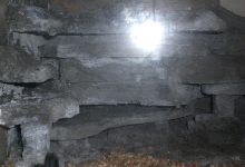 artificial rock cut side view