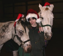 Christmas at the barn. :)