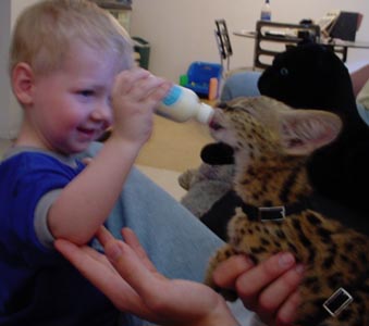 Son Gives Bottle