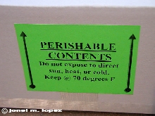 Shipping Alert Label