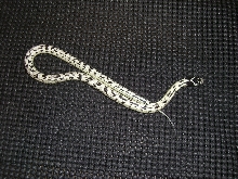 white and black kingsnake