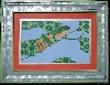 framed frog